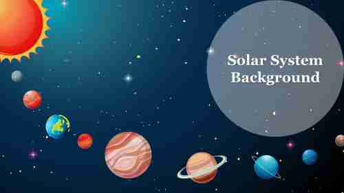 Solar System Background For PowerPoint